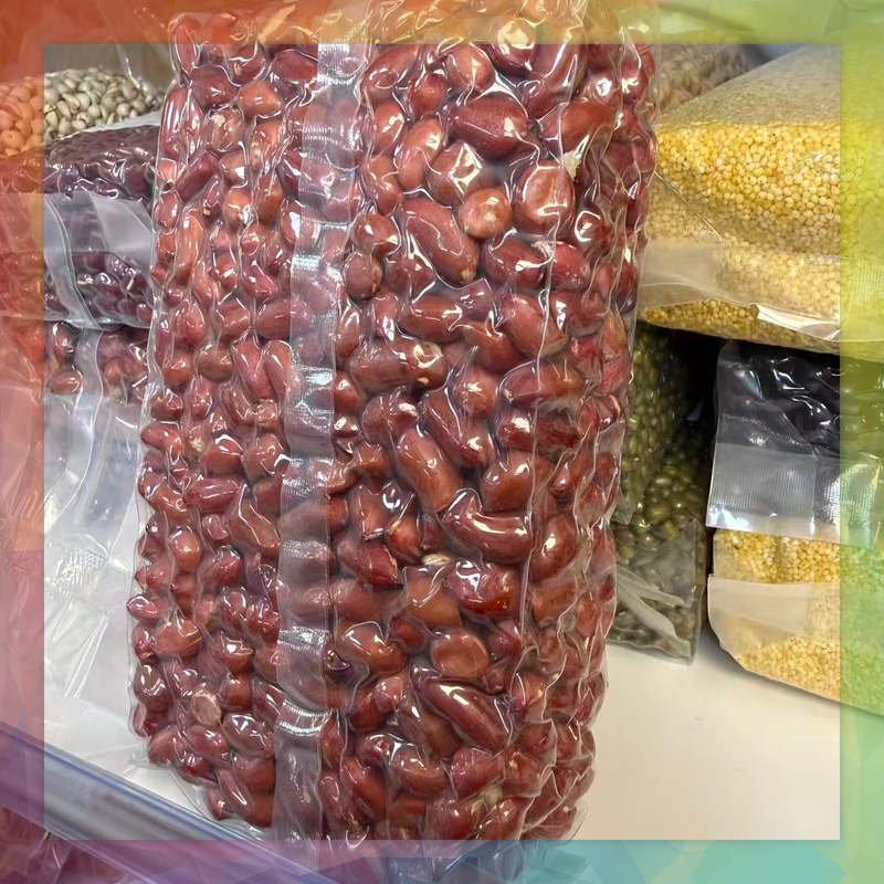 香港海口貝牌紅皮花生(400克裝)真空包裝