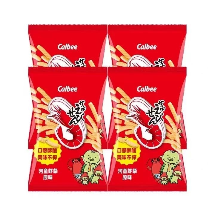 Calbee 原味蝦條 90g x1
