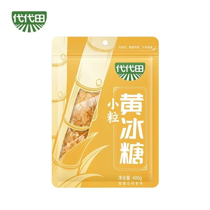 海天 小粒黃冰糖400g x1袋