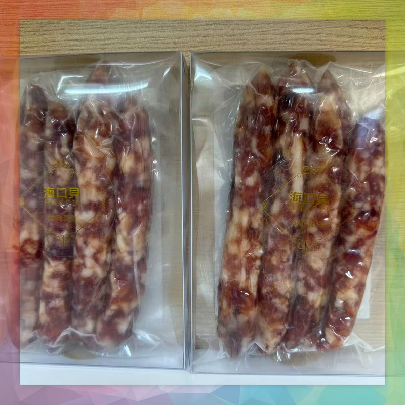 海口貝三七臘腸(250克真空包裝)